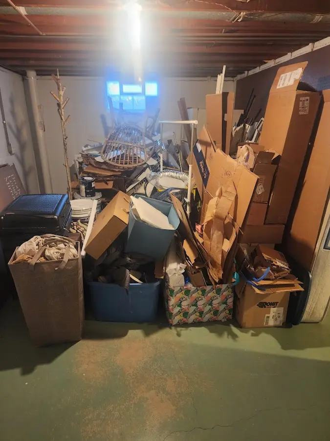 Roll-off dumpster container at job site for Yard Waste Dumpster Rental in Florida City